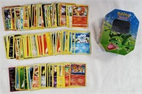 132 Pokémon Cards in Pokémon Tin
