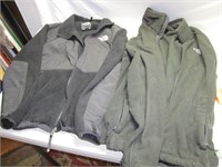Pair of North Face Fleece Jackets - S