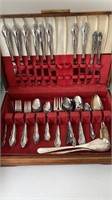 Stainless silverware with box