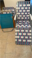 Folding patio Chairs - QTY 3