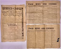 Page News & Courier - 1918 & 1919 - WWI News /