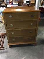 4-drawer chest, dovetail, 34x18x44