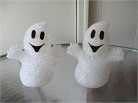 (2) LED Lighted Ghosts
