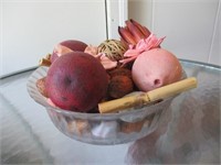 Glass Bowl with Potpourri