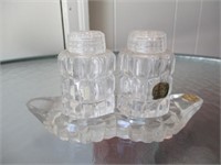 Bohemia Glass Salt & Pepper Set