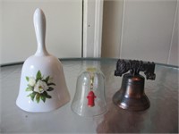 (3) Assorted Bells