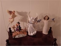 (3) Angel Figurines