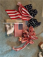 Assorted American Flag Items