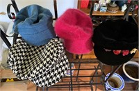 Collection of Ladies Felt & Fleece Hats