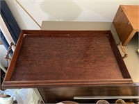 Vintage Wood Butler's Tray