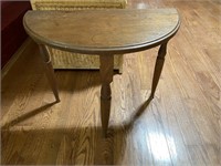 Vintage Demilune Side Table