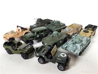 Lot of Corgi and Matchbox Military Vehicles