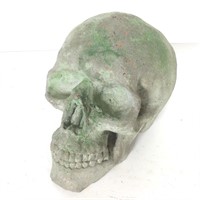 Concrete Human Skull