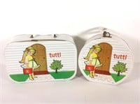 (2) 1960s Mattel Tutti Doll Cases