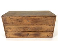 Old (3) Drawer Counter Storage Box