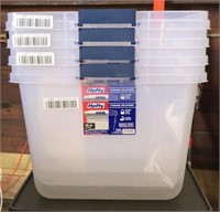 Hefty storage bins
