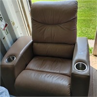 Leather Theatre Chairs, Electric, Reclining