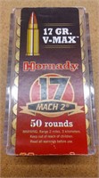 Hornady V-Max 17 Mach-2 50 rounds