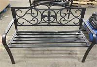 Outdoor metal bench (damaged - see pic)