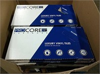 22 boxes Pro Core vinyl tiles (Arcadia)