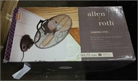 Allen+Roth oscillating wall fan