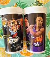1995 NBA Coke a Cola Cups - Set of 2