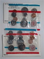 1972 & 1972  US. Mint Uncirculated sets