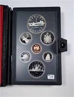 1984  Canadian  7-coin Proof set  "Toronto"