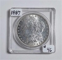 1887  Morgan Dollar   BU