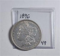 1896  Morgan Dollar   AU