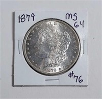 1879  Morgan Dollar   MS-64