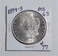 1879-S  Morgan Dollar   MS-63