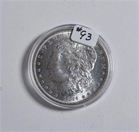 1884-O  Morgan Dollar   AU+