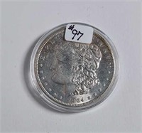 1904-O  Morgan Dollar   AU+