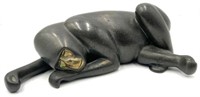 Loet Vanderveen Bronze of a Sleeping Gorilla.