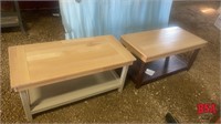 2 Wooden Coffee Tables