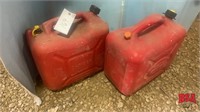 2 - 5gal. Gas Containers