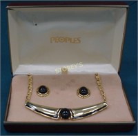 Peoples -Necklace & earrings