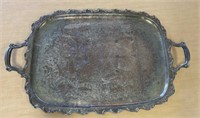 26x16in. Silver plate / NO SHIPPING