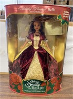 13" Disney Holiday Princess Belle Doll No Ship