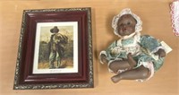 African American The Old Travler and Doll
