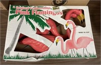 2 Original Featherstone Pink Flamingos no ship