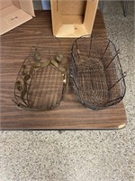 Two Metal baskets.  No Shipping