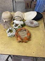 Old Vintage Antique Ladies hats. No Shipping