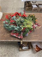 Plastic Decorative Flower Lot. No Shipping