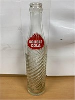 10 Ounce Vintage Double Cola Empty Drink Bottle