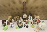 Assorted Figurine and Decor Lot