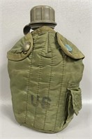 Vintage US Army Canteen with Cover