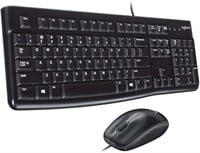 Logitech Desk USB Mouse and Keyboard Combo