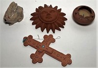 Wood and Terracotta Decorative Items